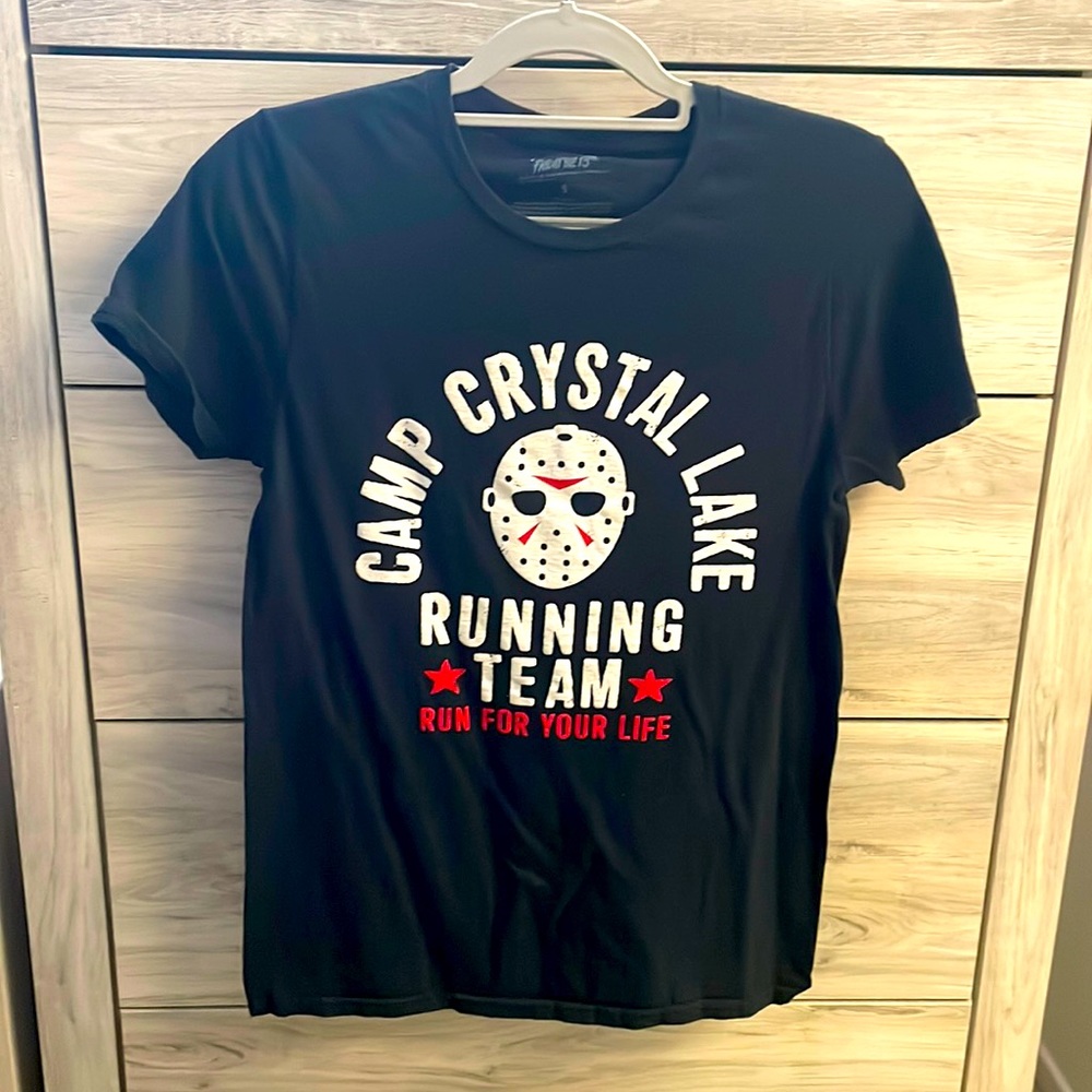 Friday the 13th spooky season T-shirt running team